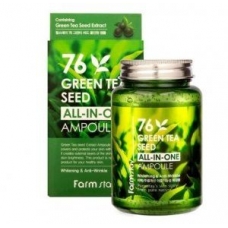 Многофункциональная ампульная сыворотка с зеленым чаем "FarmStay" 250 мл, Корея Многофункциональная ампульная сыворотка с зеленым чаем "FarmStay" 250 мл, Корея